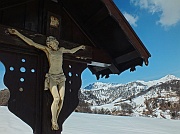 Salita primaverile sulla neve da Avolasio ( 1050 m.) alla SELLA (1450 m.) il 10 aprile 2013  - FOTOGALLERY